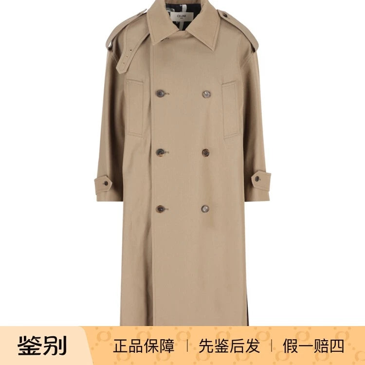 Celine Women's Trench Coat in Beige