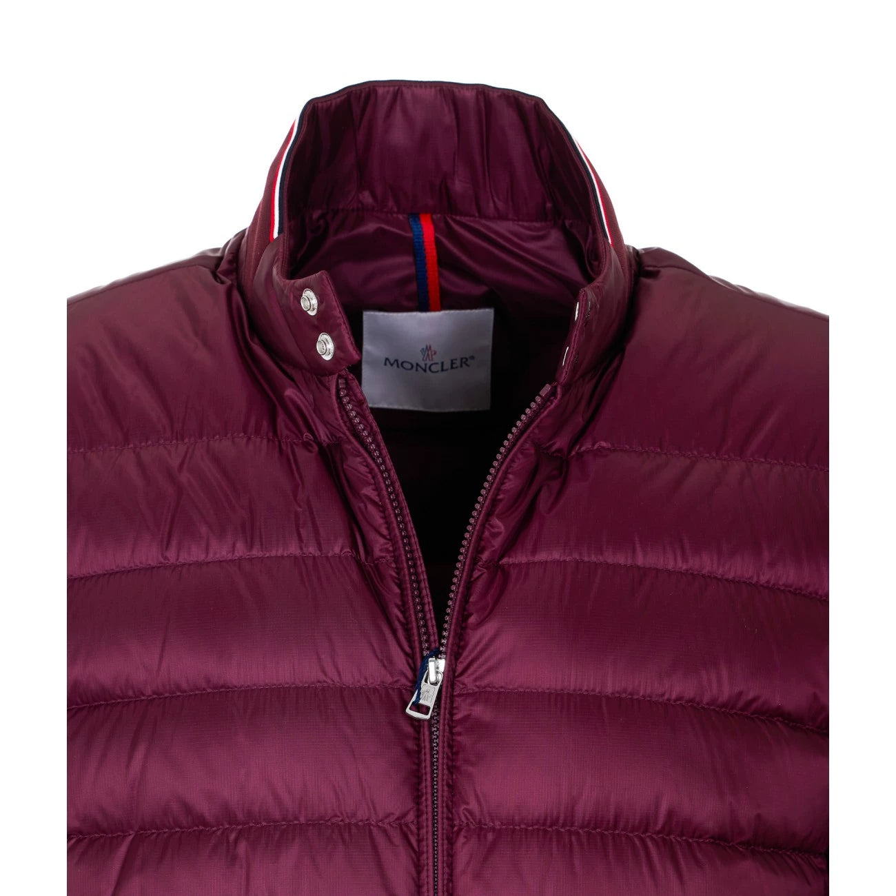 Moncler Men's Rigel Down Jacket in Burgundy