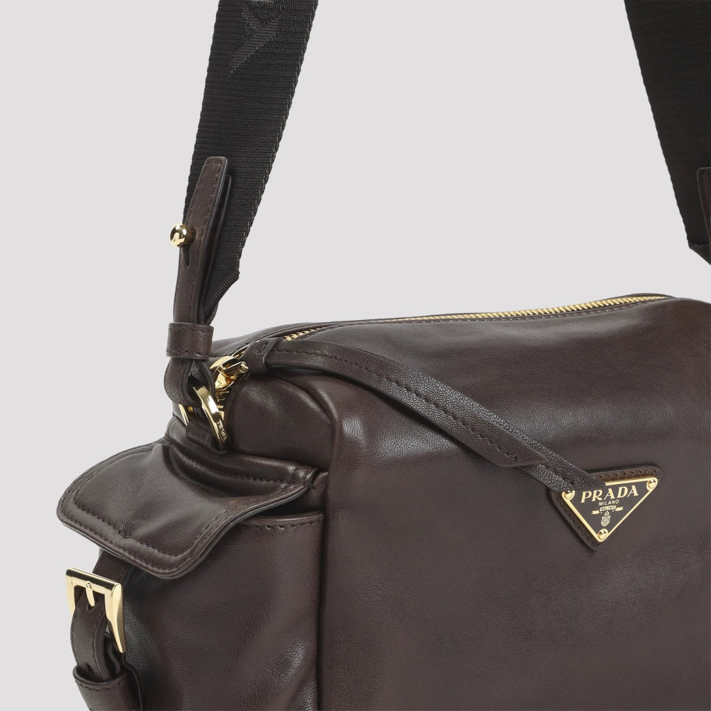 Prada Women's Explore Small Shoulder Bag in Brown