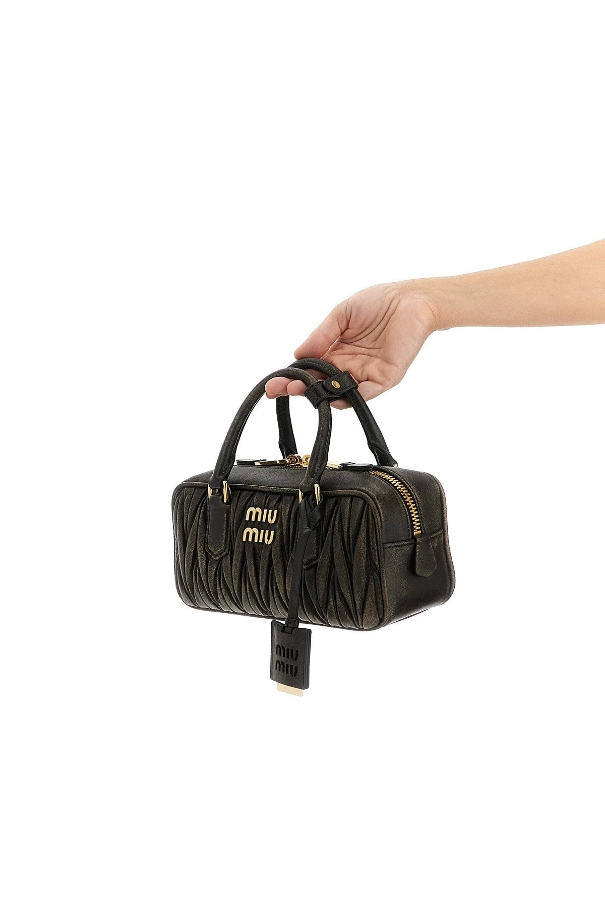 Miu Miu Women's Arcadie Small Handbag in Brown