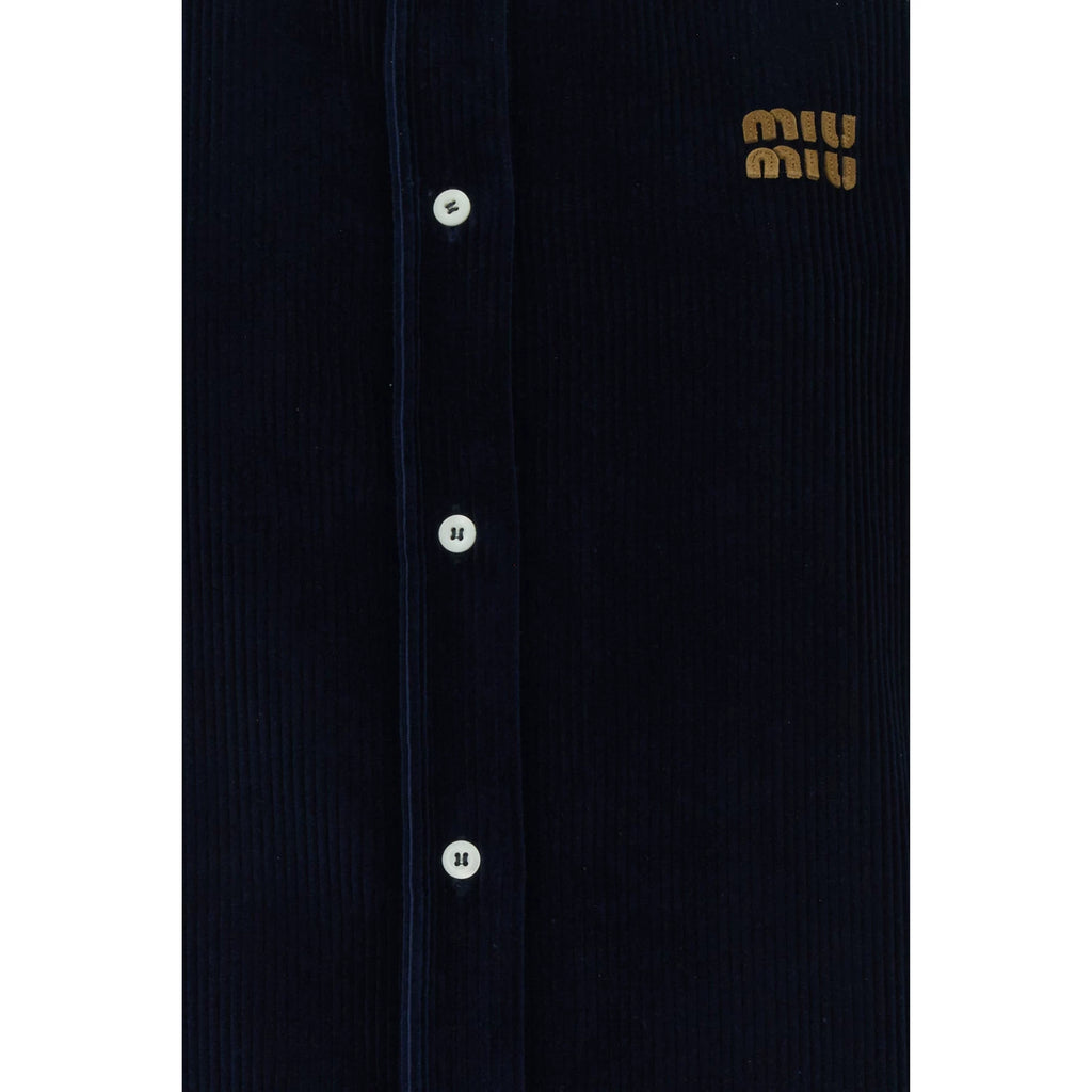 Miu Miu Women's Shirt in Blue