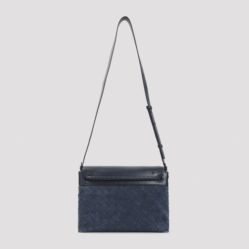 Bottega Veneta Men's Andiamo Bv Small Bag in Blue