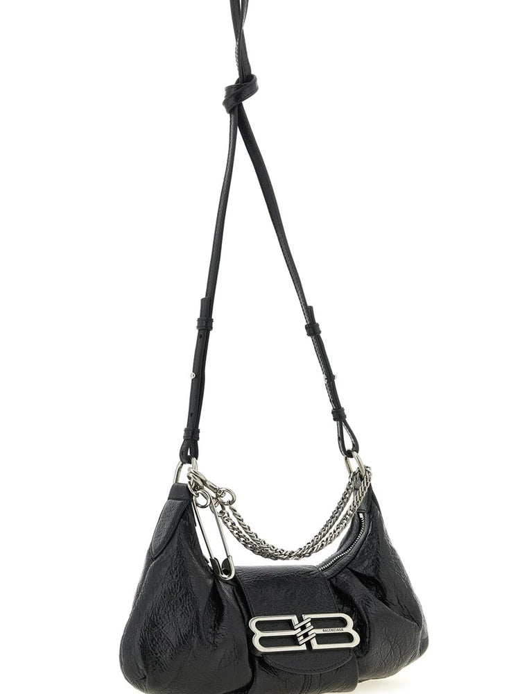 Balenciaga Women's Pamela Small Shoulder Bag in Black