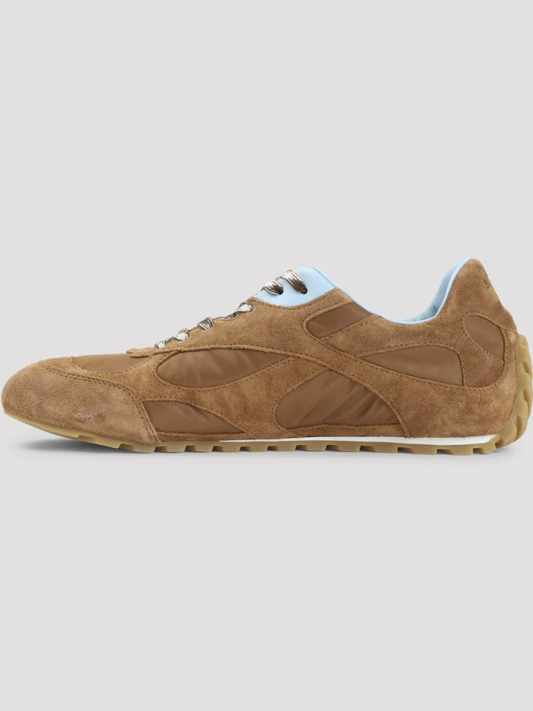 Bottega Veneta Men's Flash Orbit Sneakers in Brown