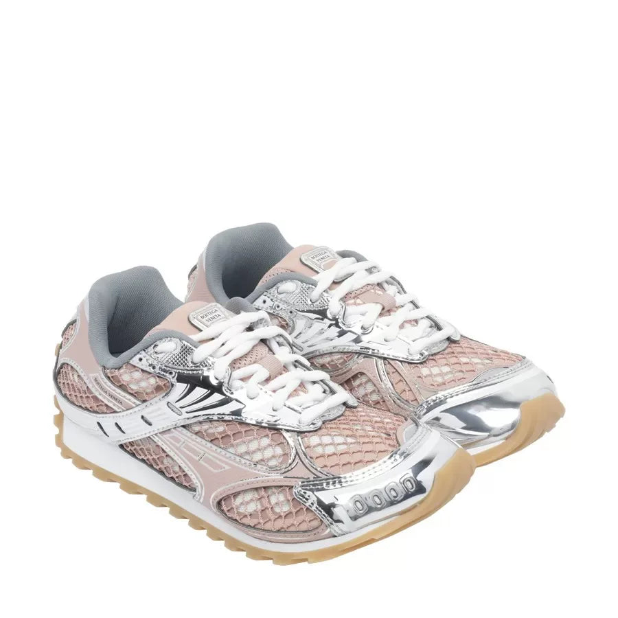 Bottega Veneta Women's Orbit Bv Sneakers in Pink