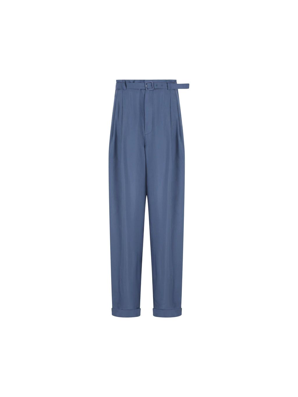 Saint Laurent Men's Ysl Pants in Blue
