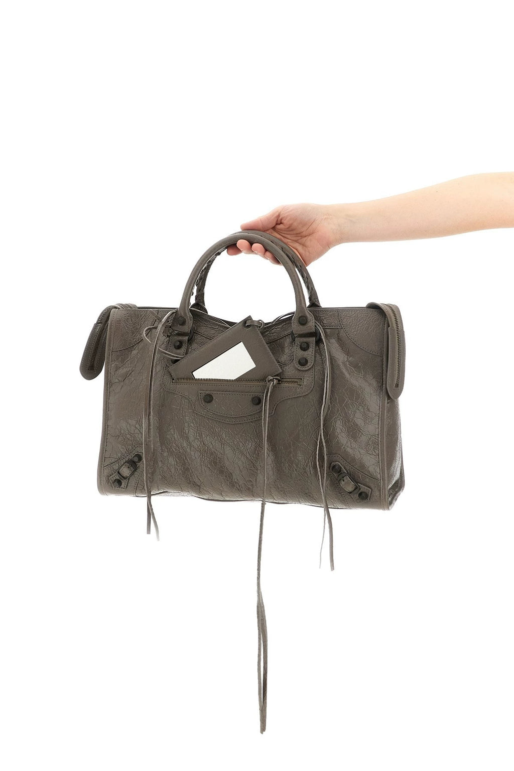 Balenciaga Women's Le City Medium Bag in Grey