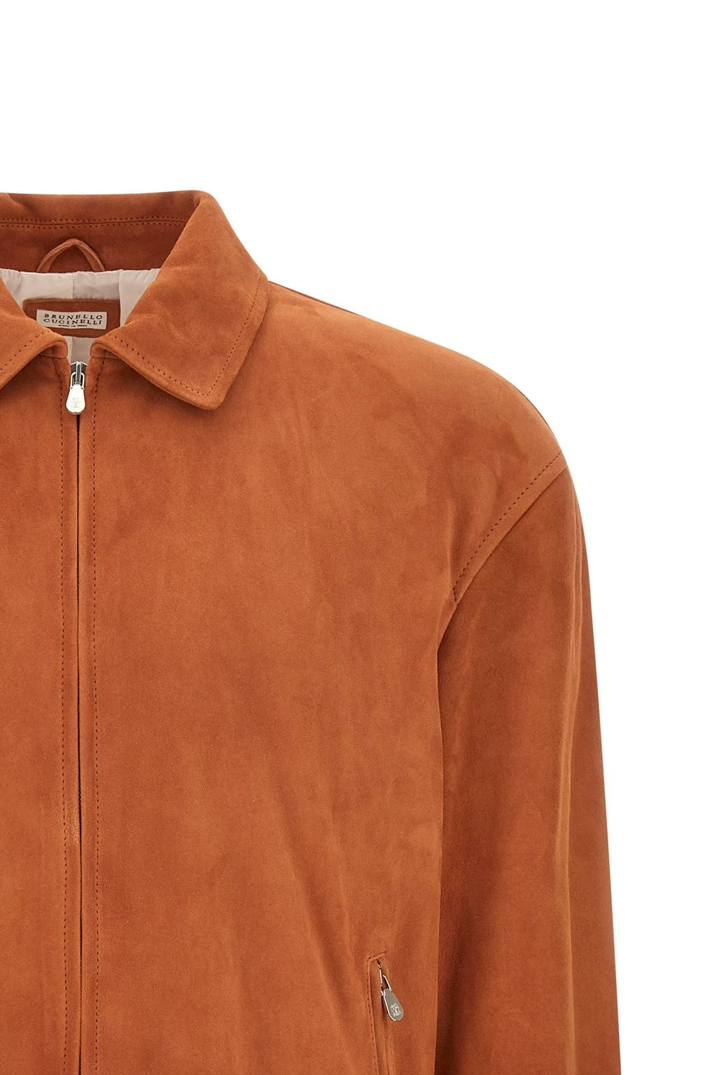 Brunello Cucinelli Men's Leather Jacket