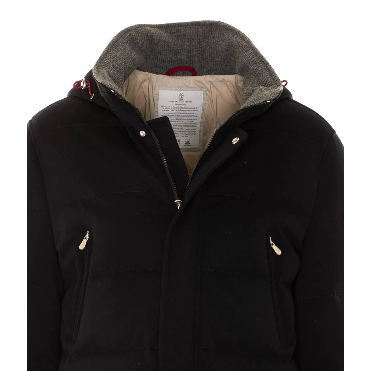 Brunello Cucinelli Men's Down Jacket in Black