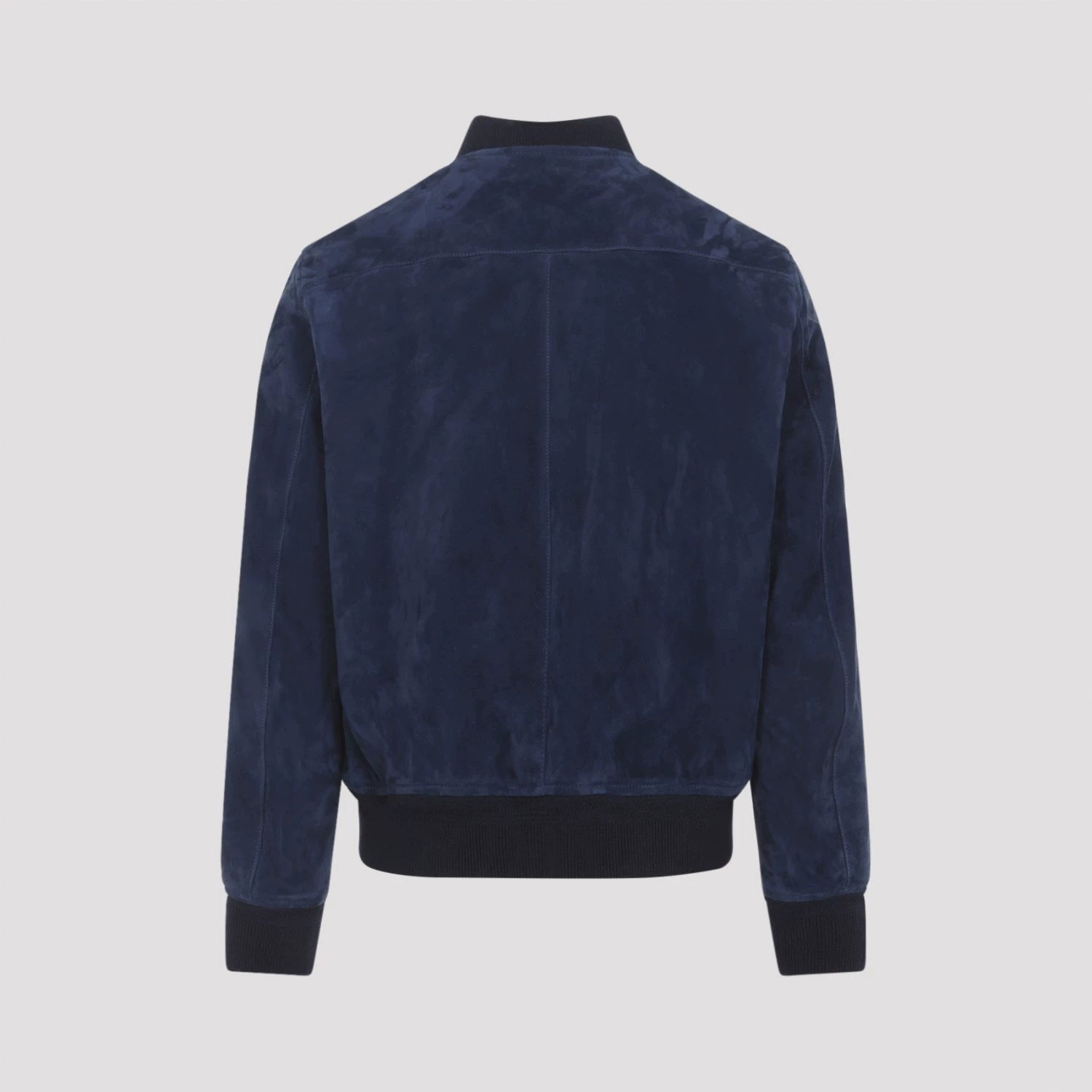 Tom Ford Men's Leather Jacket in Blue