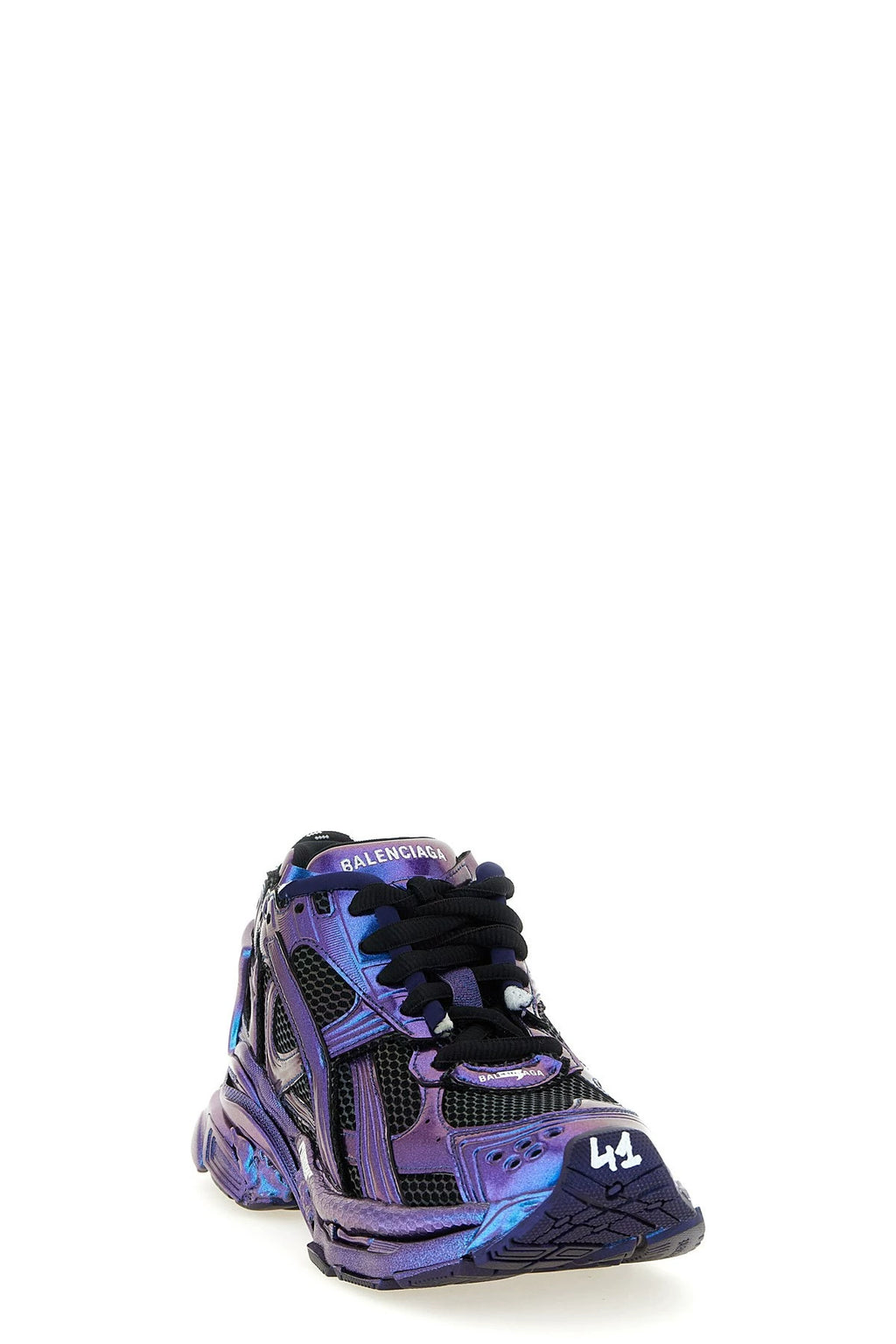 Balenciaga Men's Runner Iridescent Sneakers