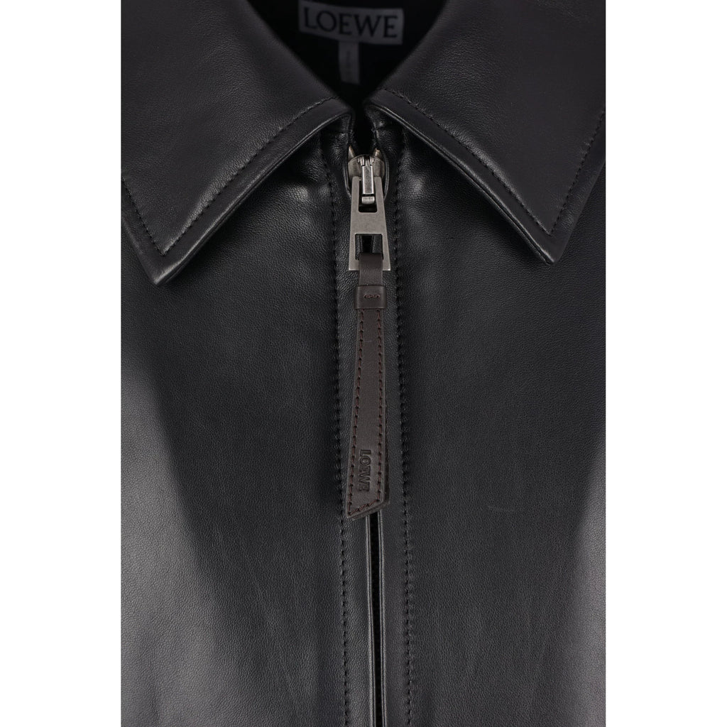 Loewe Men's Leather Jacket in Black