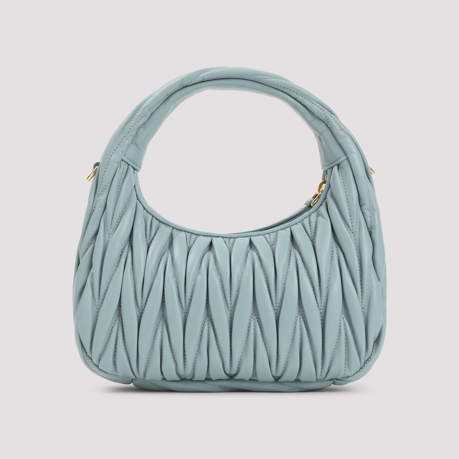 Miu Miu Women's Wander Hobo Small Handbag in Blue