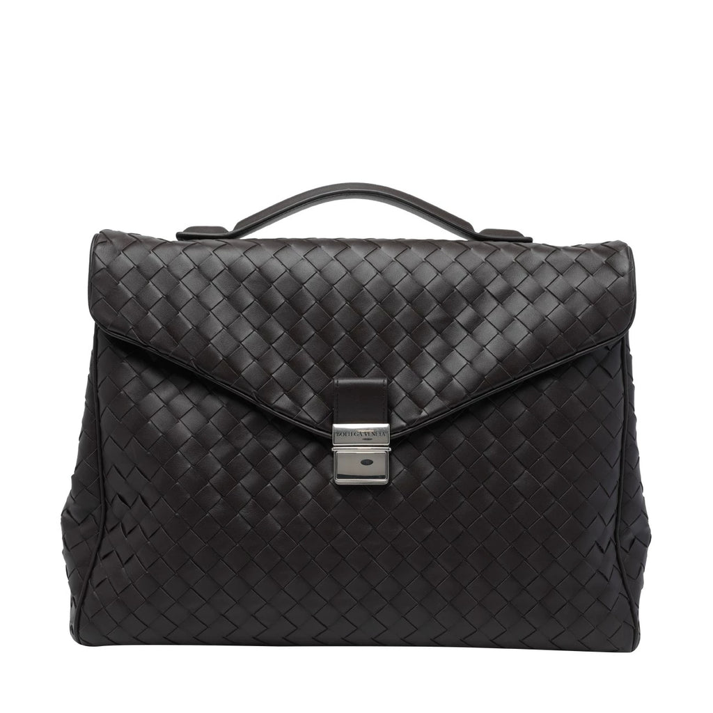 Bottega Veneta Men's Briefcase in Brown