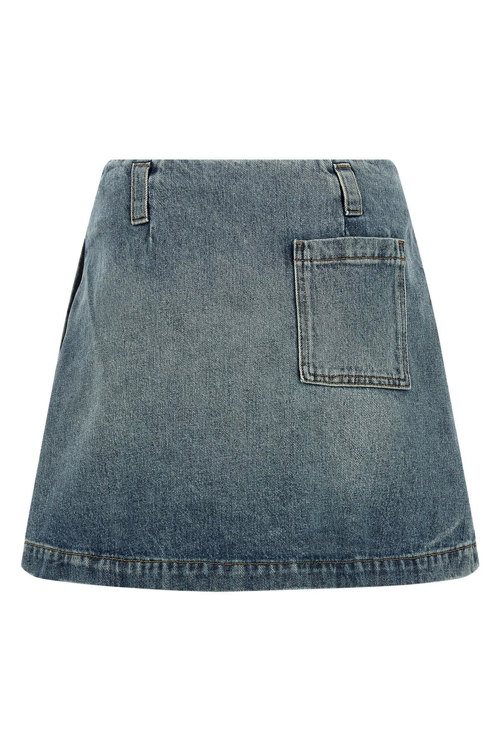 Loewe Logo Skirt in Blue