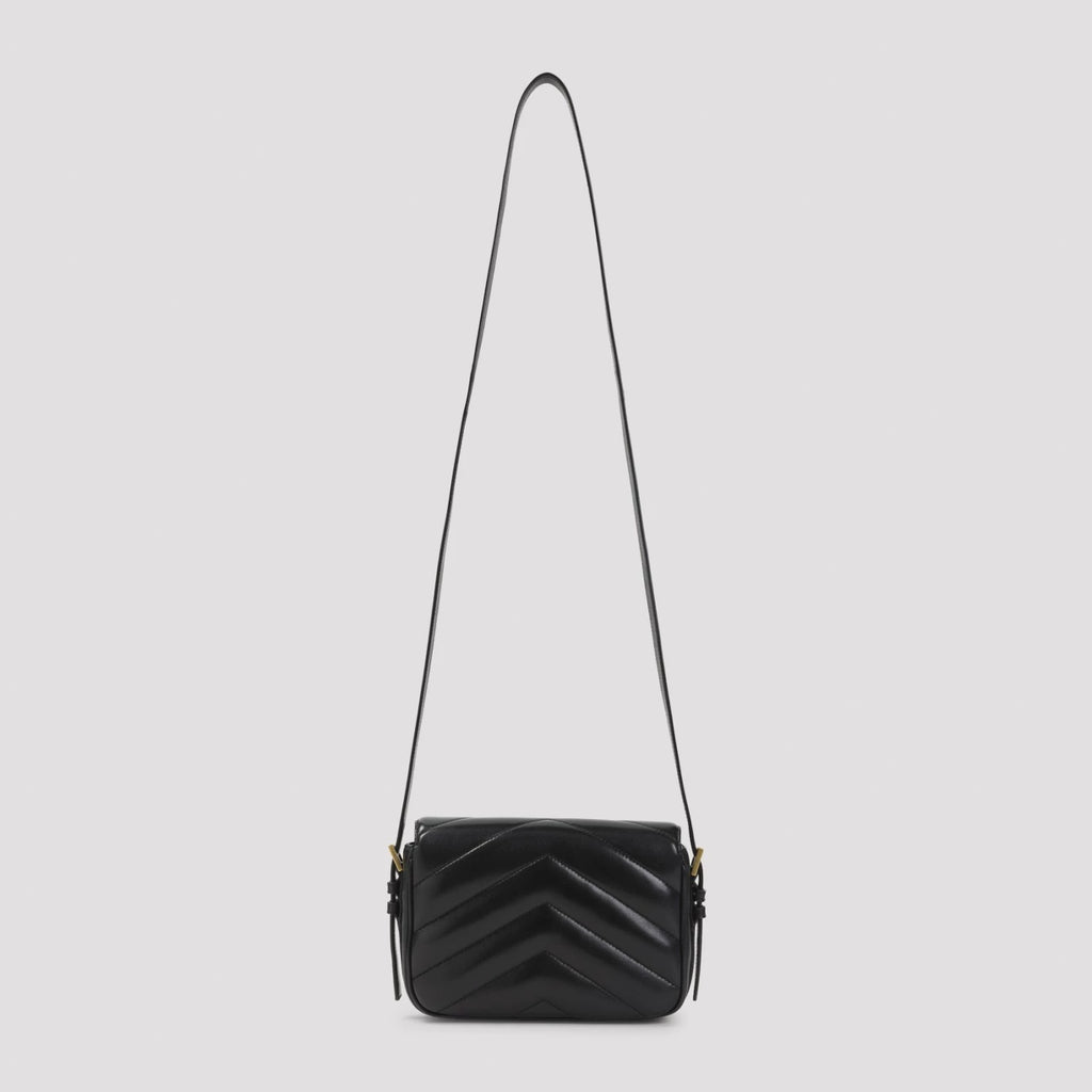 Saint Laurent Women's YSL Lou Lou Toy Shoulder Bag in Black
