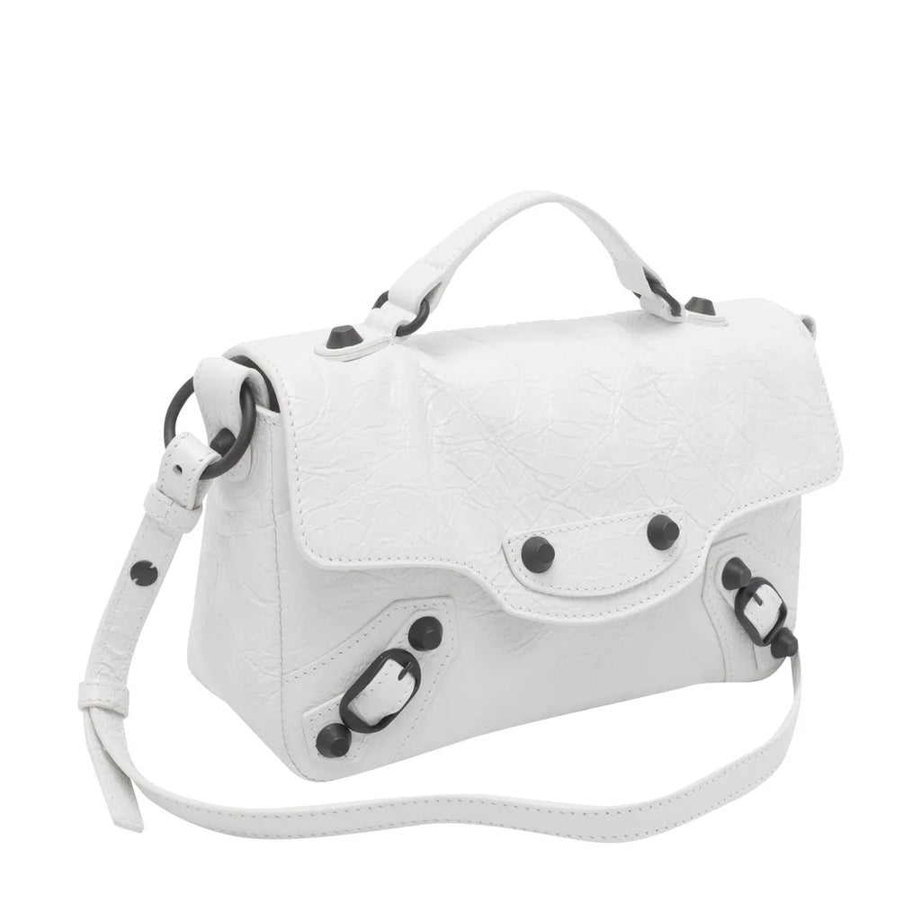 Balenciaga Women's Le City Nano Bag in White
