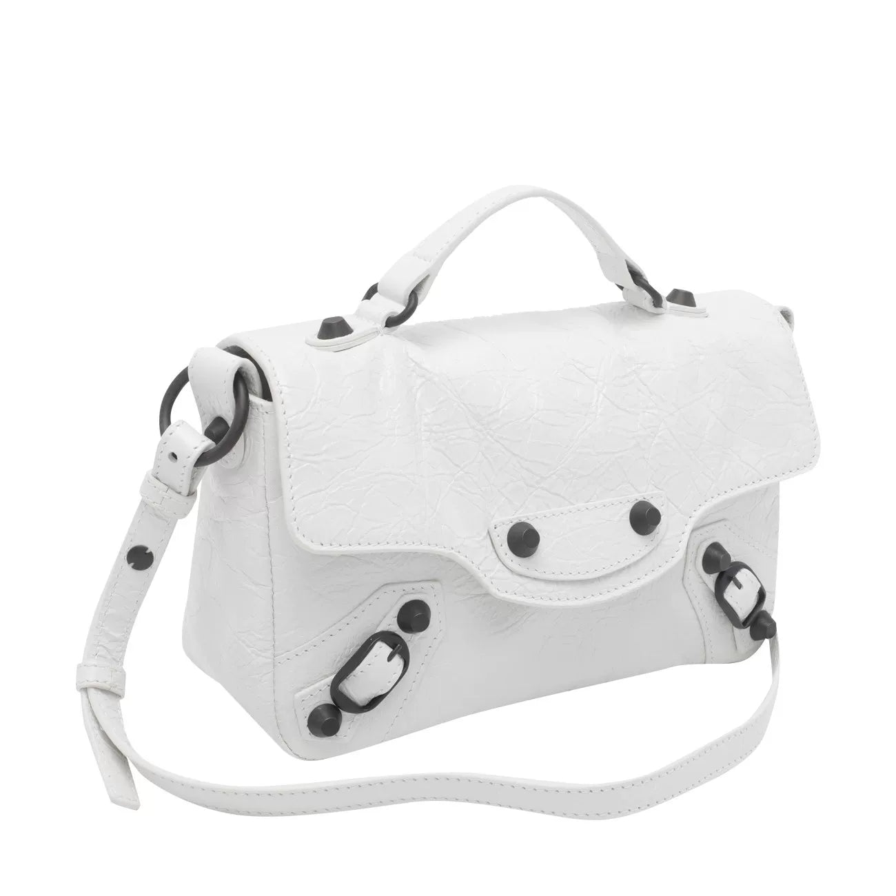 Balenciaga Women's Le City Nano Bag in White