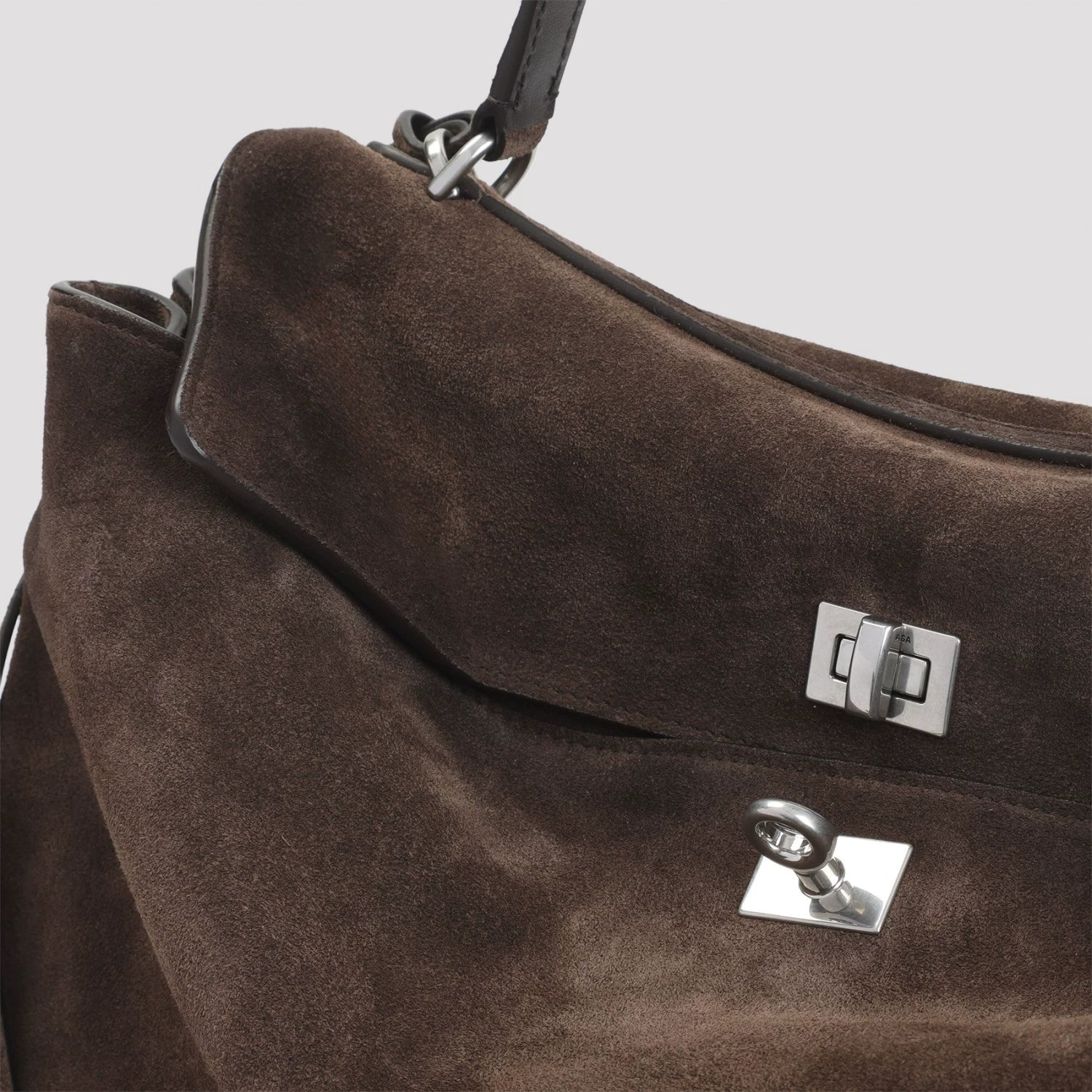 Balenciaga Women's Rodeo Medium Shoulder Bag in Brown