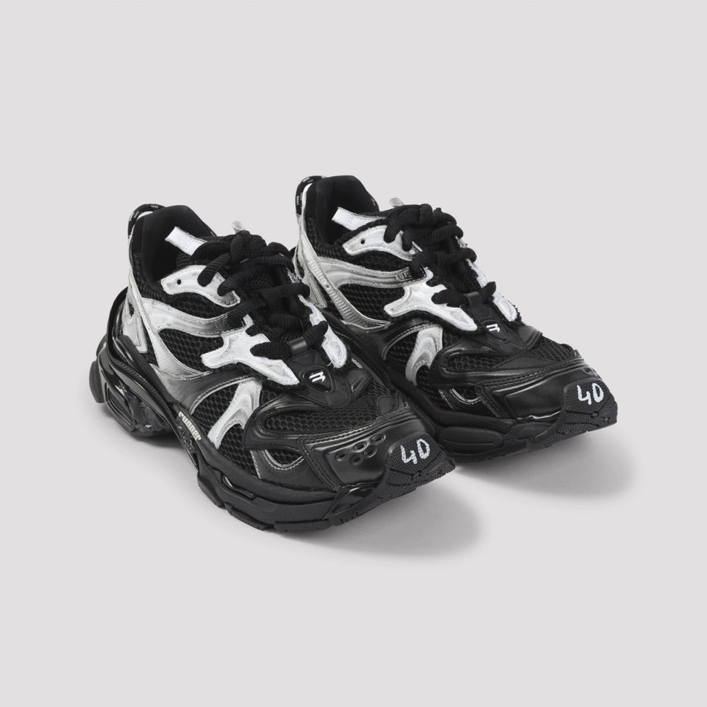 Balenciaga Men's Runner 2 Sneakers in Black