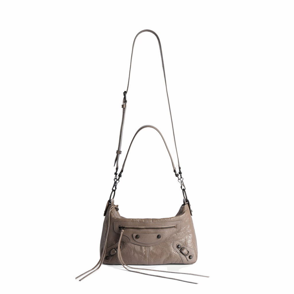 Balenciaga Men's Le City Moto Small Bag in Black