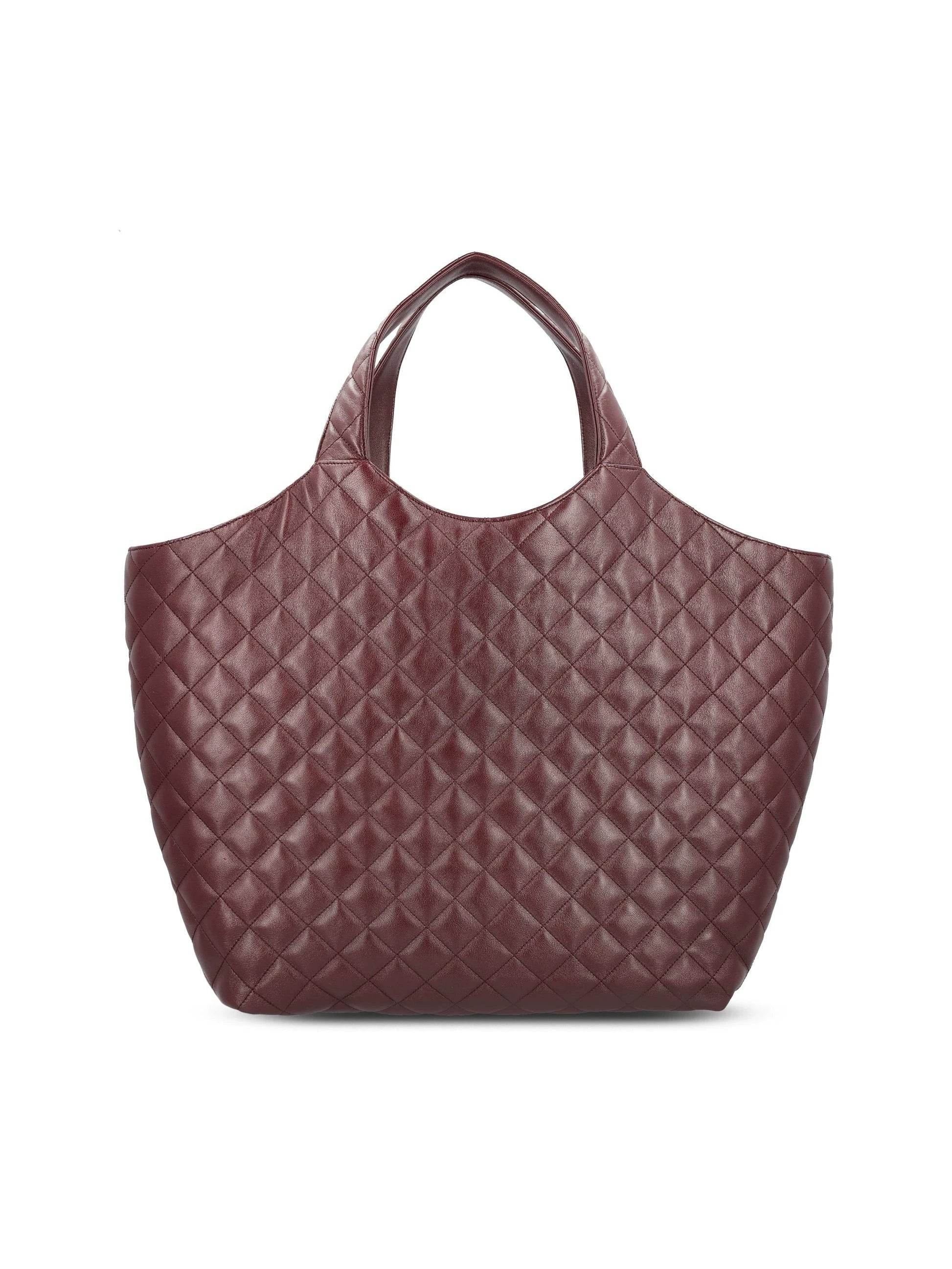Saint Laurent Women's YSL Icare Bag in Burgundy