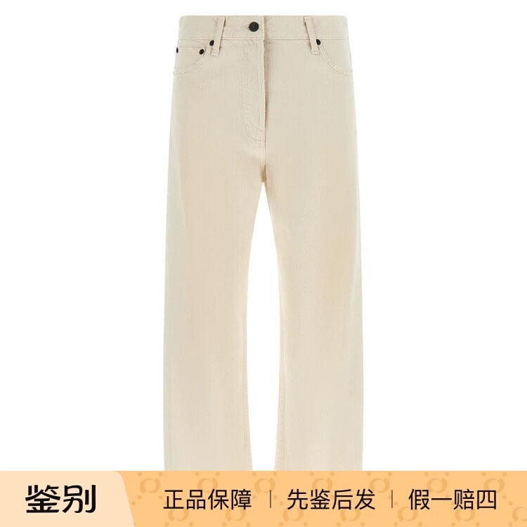 The Row Women's Fortino Jeans in White
