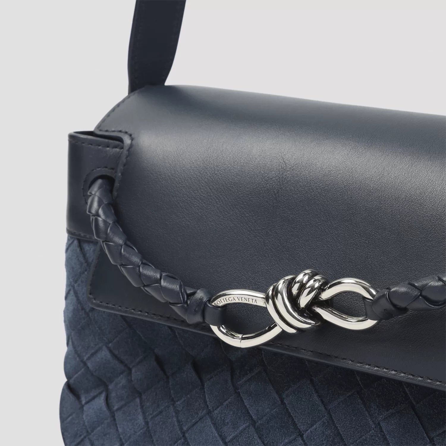 Bottega Veneta Men's Andiamo Bv Small Bag in Blue