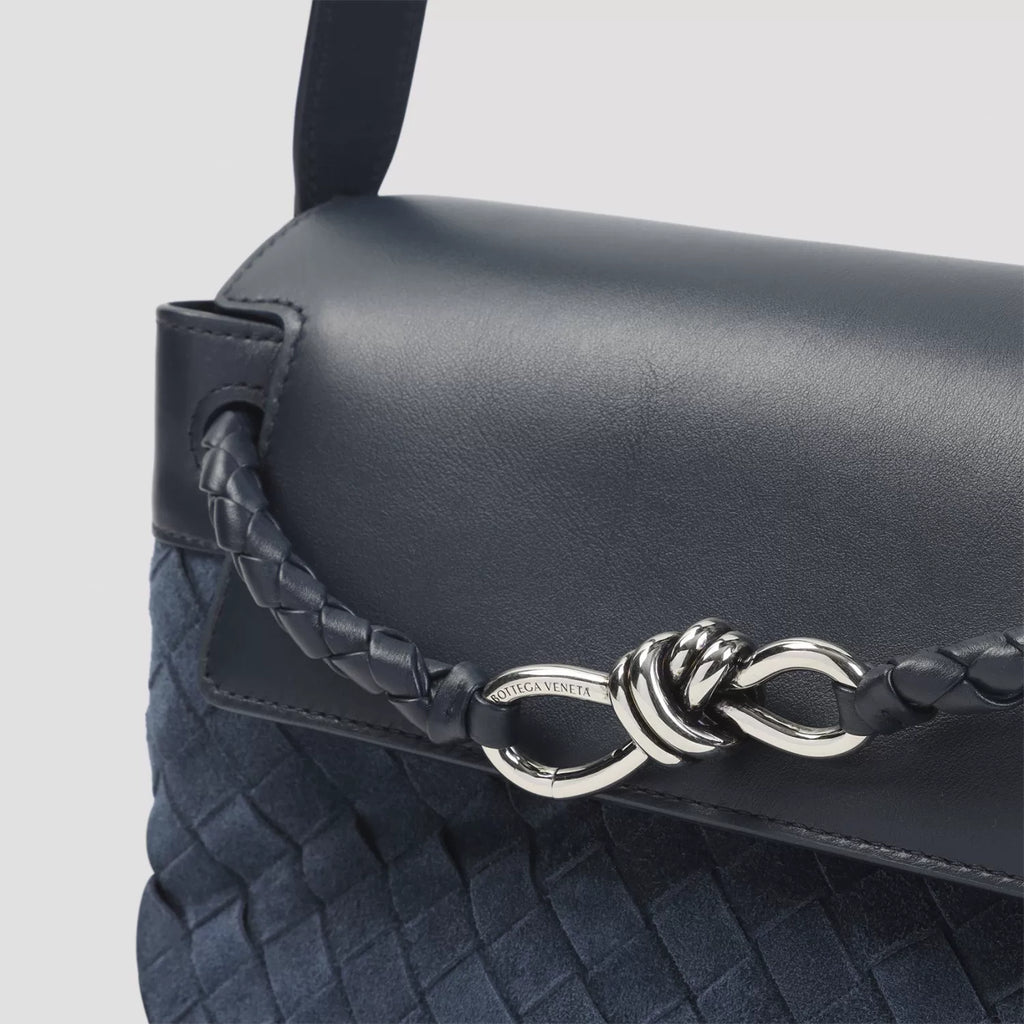 Bottega Veneta Men's Andiamo Bv Small Bag in Blue