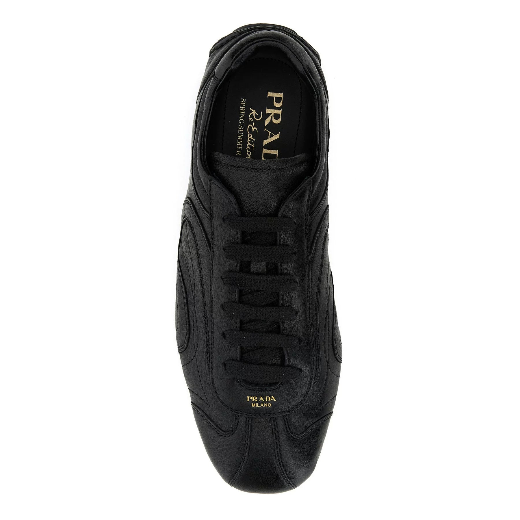 Prada Men's Montecarlo Sneakers in Black