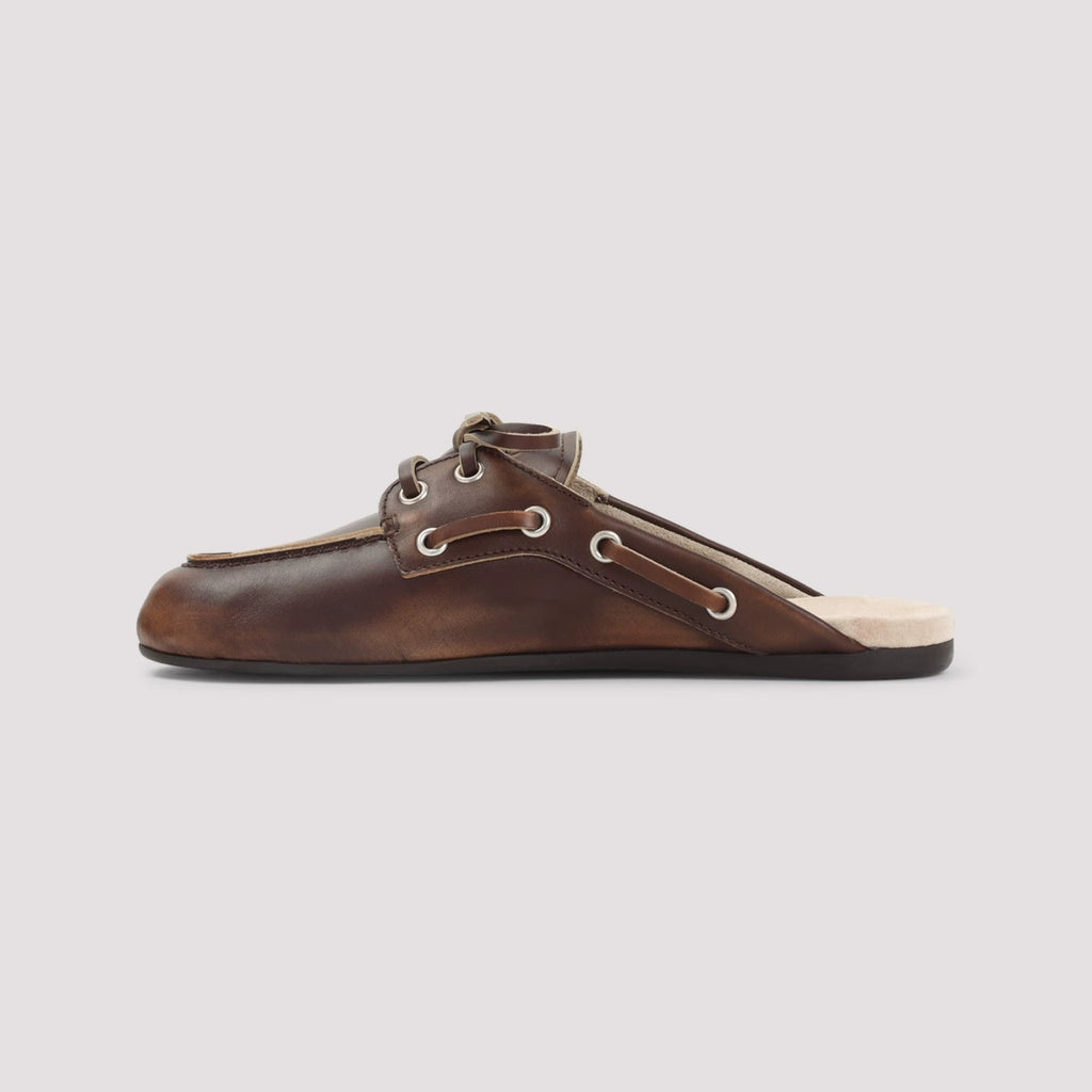 Miu Miu Women's Slippers in Brown