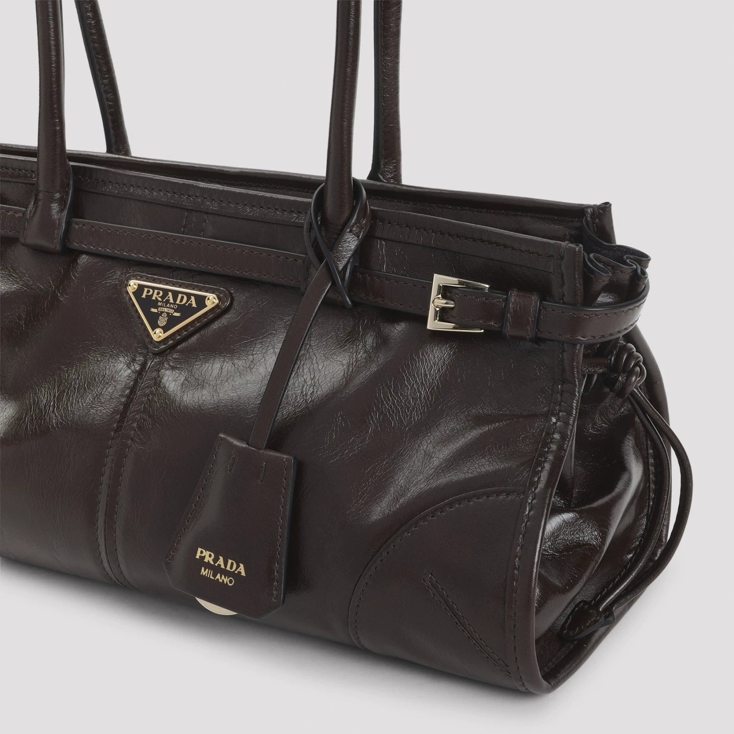 Prada Women's Bonnie Medium Bag in Brown