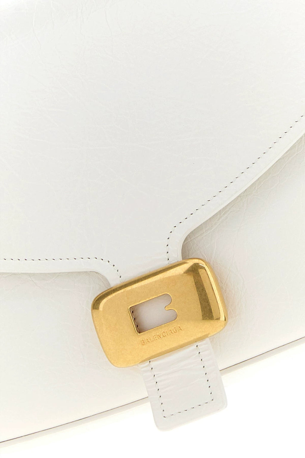 Balenciaga Women's Clicca Medium Shoulder Bag in White