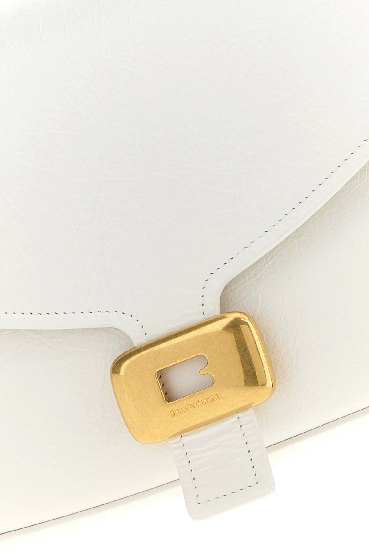 Balenciaga Women's Clicca Medium Shoulder Bag in White