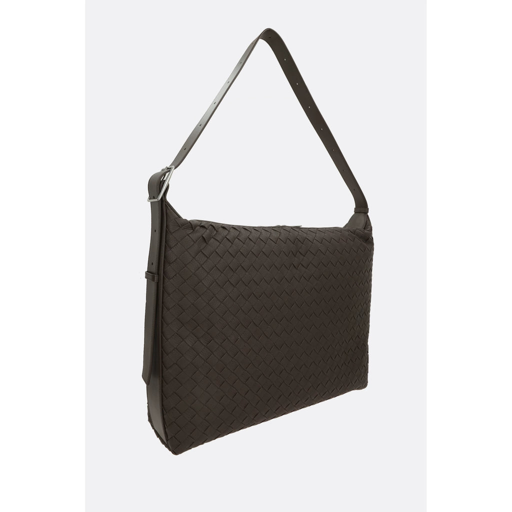 Bottega Veneta Men's Traveler Bag in Brown