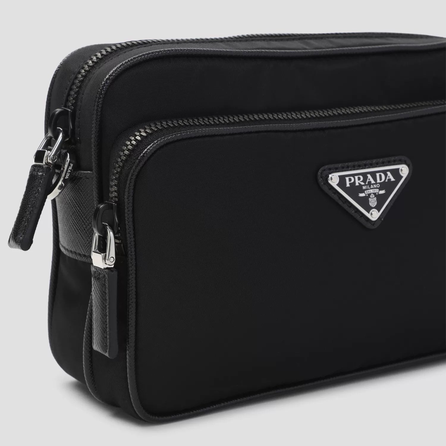 Prada Men's Small Shoulder Bag in Black