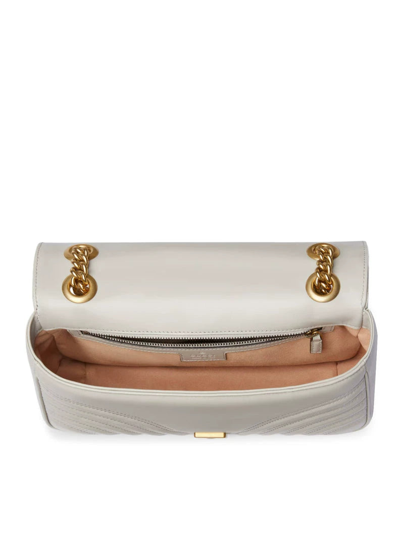 Gucci Women's Gg Marmont Medium Bag in Grey