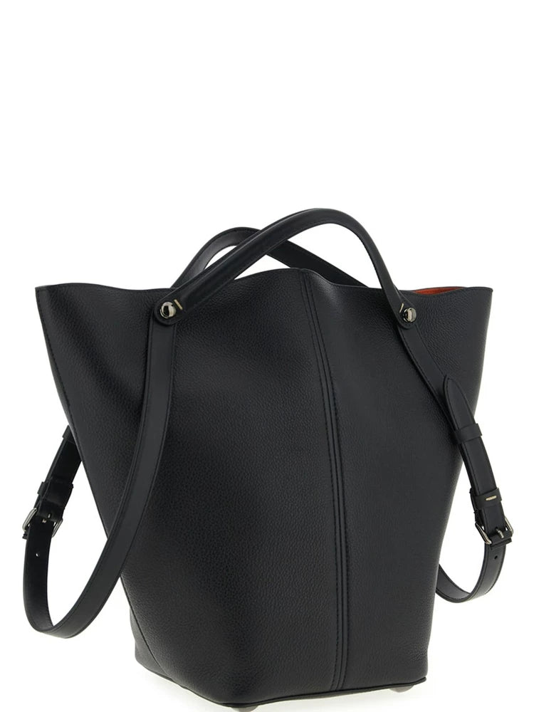 Maison Margiela Women's Dress Age Shoulder Bag in Black
