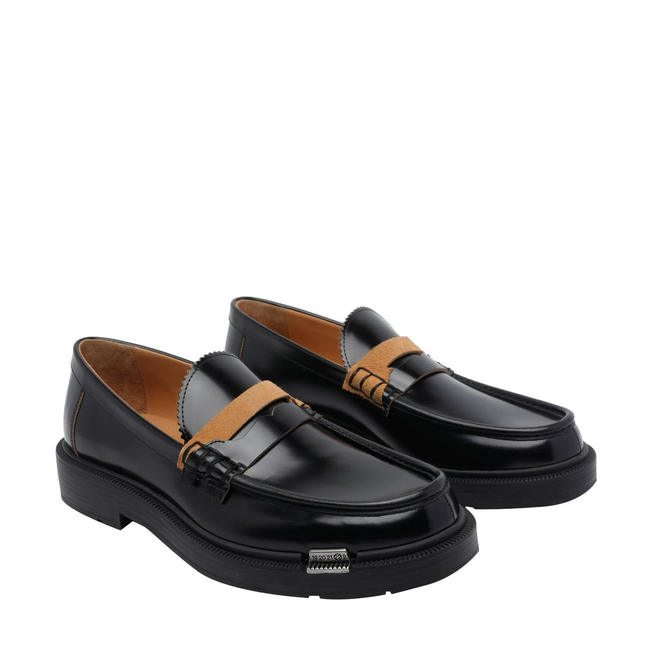 Maison Margiela Decortique Loafers in Black