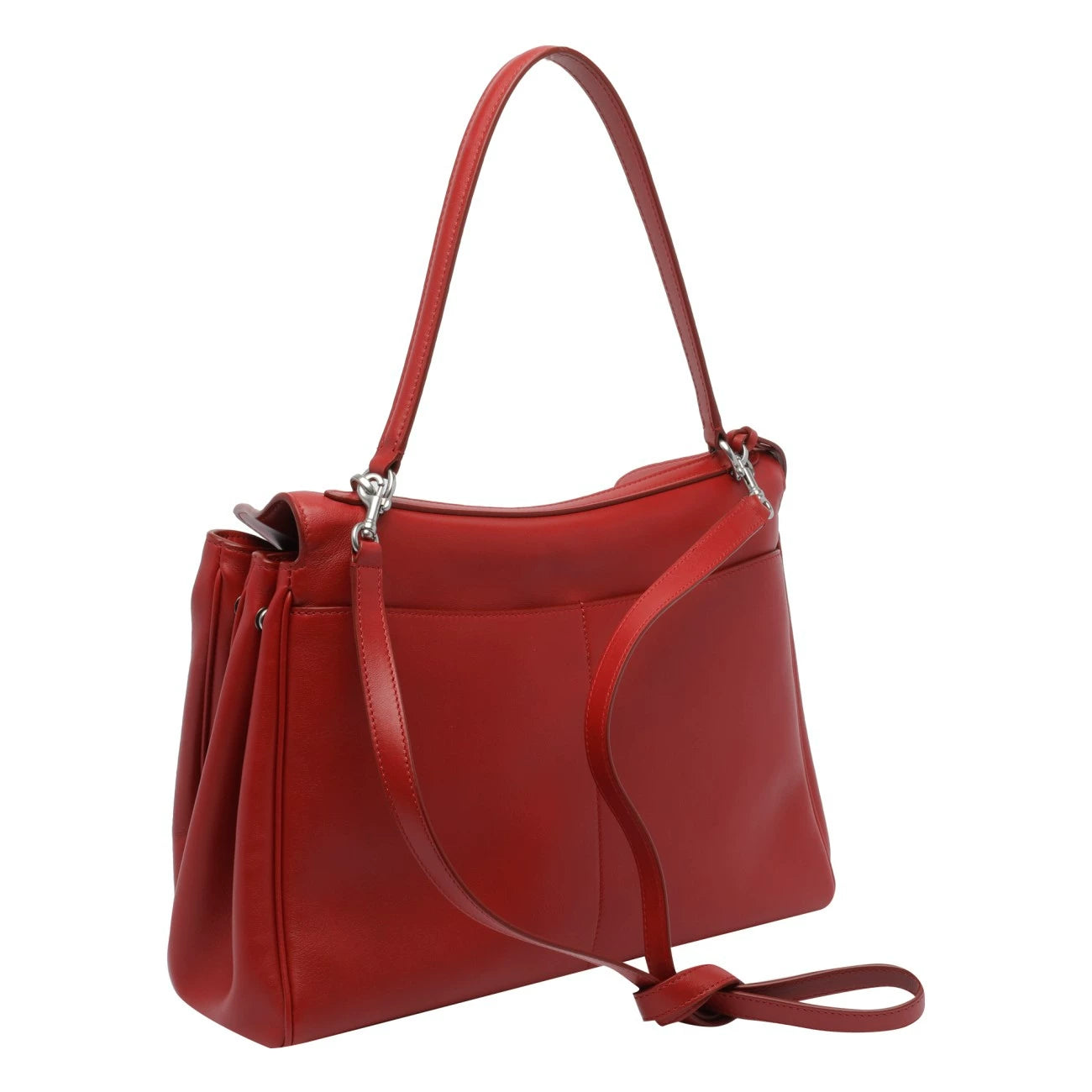 Balenciaga Women's Rodeo Medium Shoulder Bag in Red