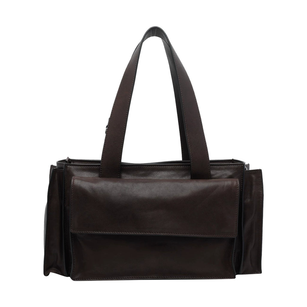 Miu Miu Utilitaire Small Shoulder Bag in Brown