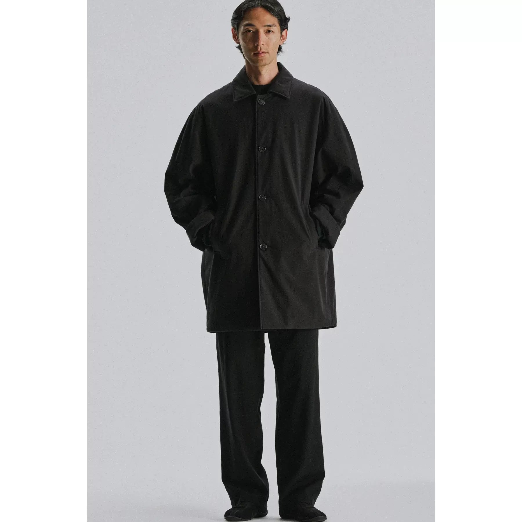 The Row Men's Verna Coat in Black