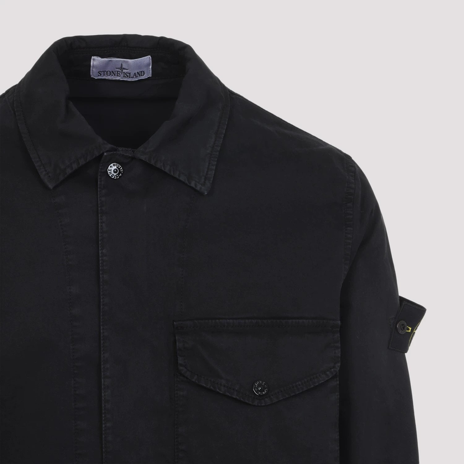 Stone Island Men's Jacket in Black