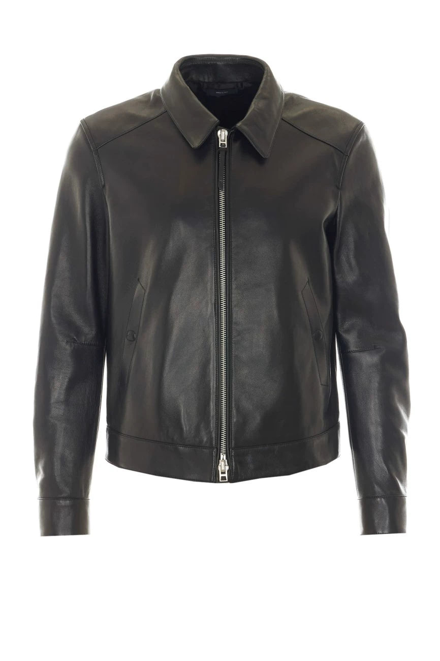 Tom Ford Men's Leather Jacket in Black