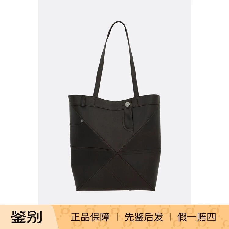 Loewe Women's Puzzle Fold Medium Bag in Black