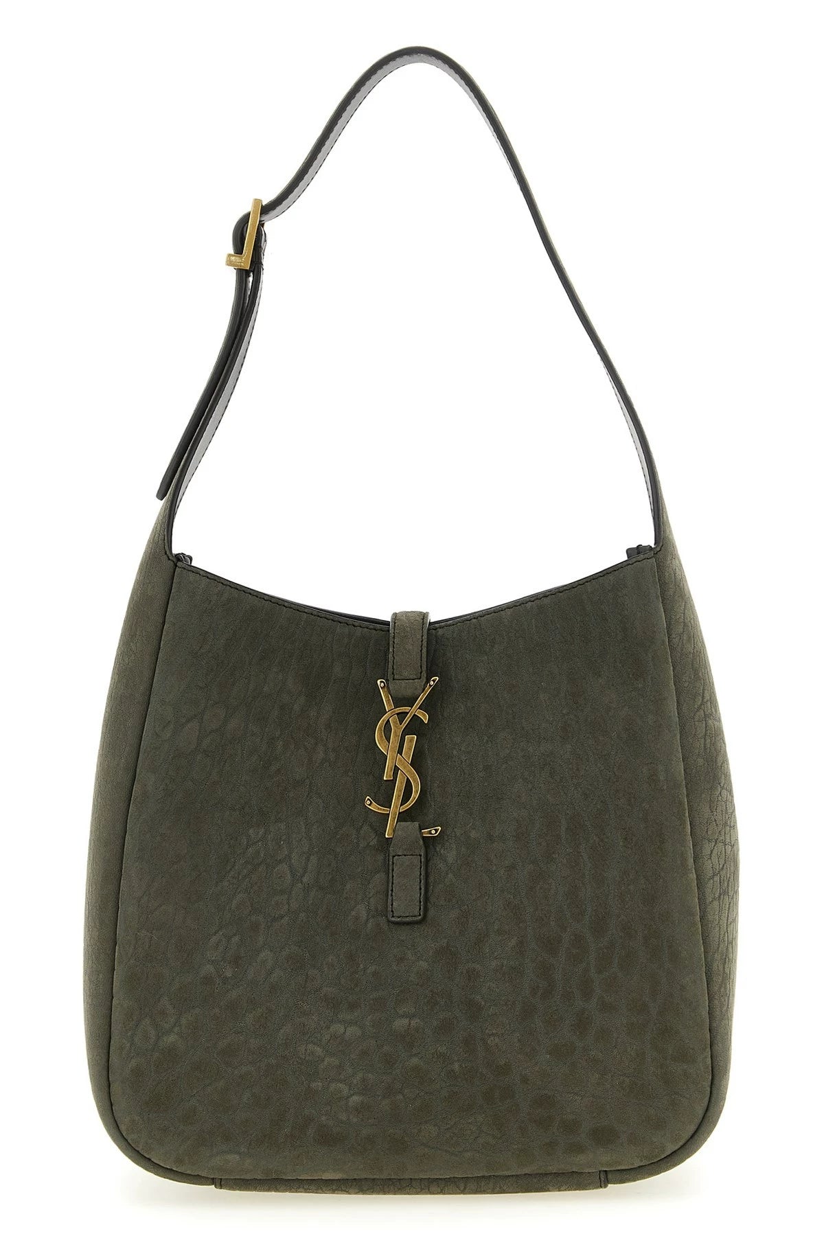 Saint Laurent YSL Le 5a7 Small Bag in Grey