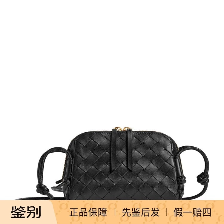 Bottega Veneta Women's Concert Mini Shoulder Bag in Black