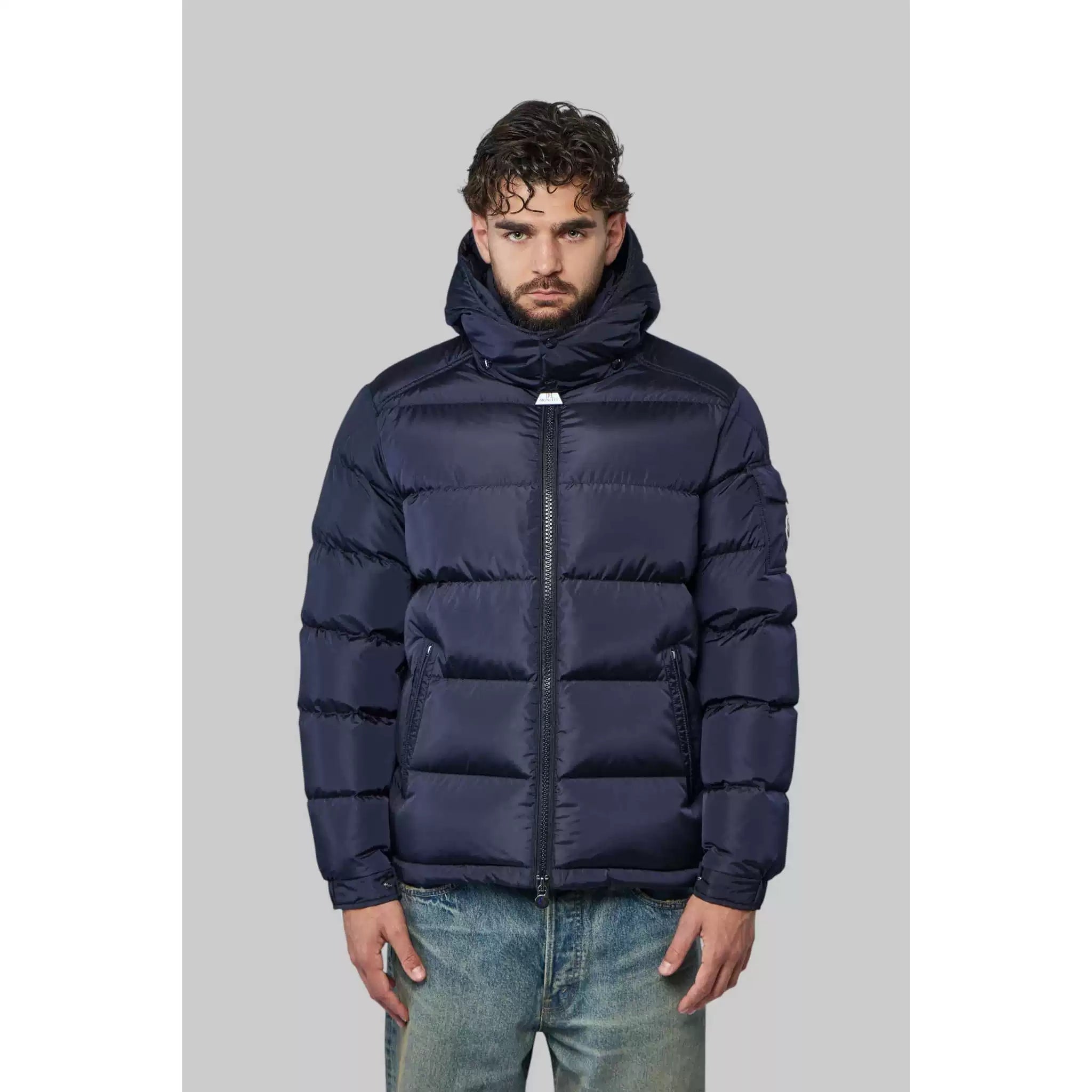 Moncler Men's Maya Down Jacket in Blue