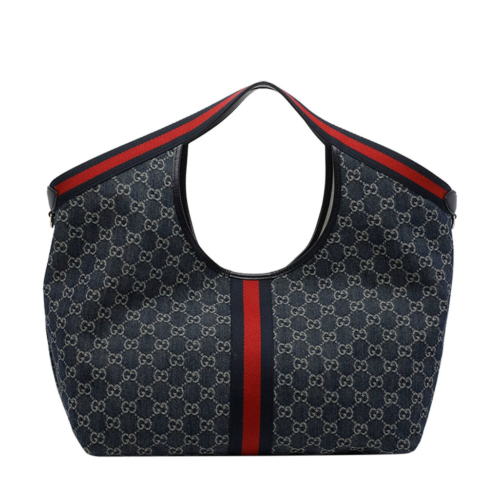 Gucci Women's Giglio Large Tote Bag in Blue