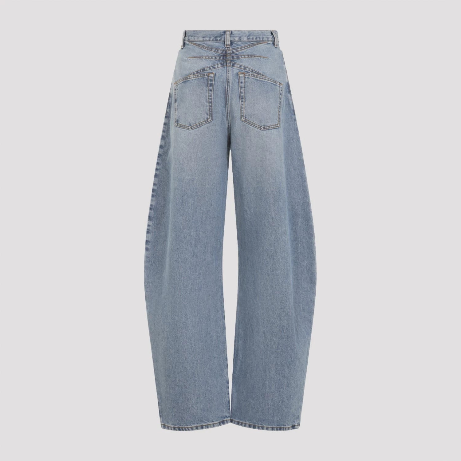 Alaia Women's Round Jeans in Blue